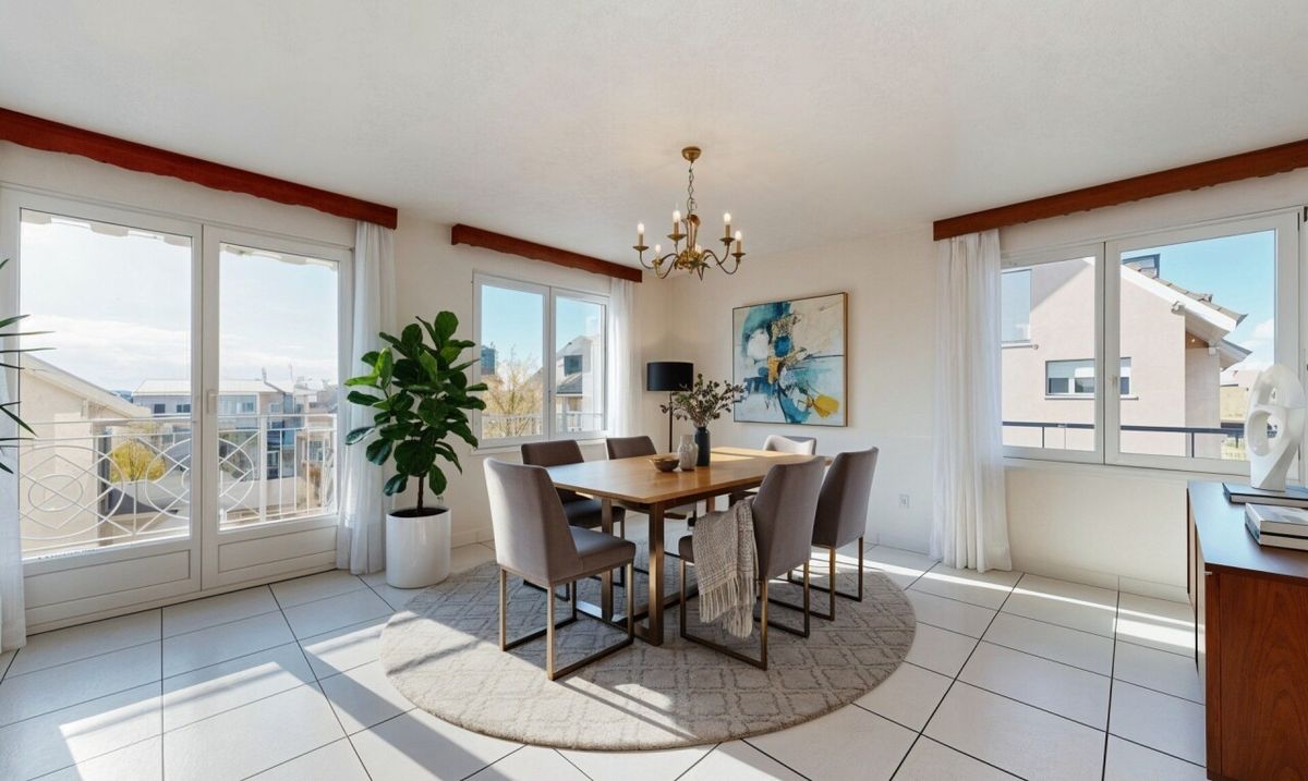 Duplex apartment for sale in Morges: 4.5-room unit with lake views - 4