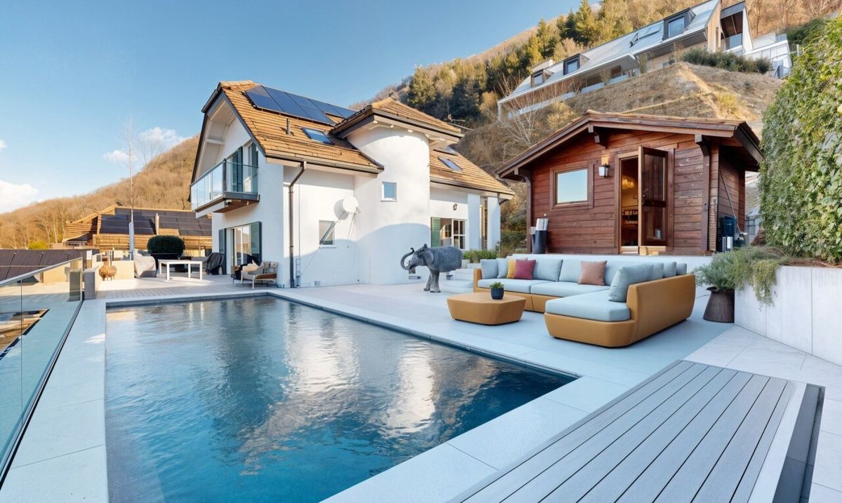 Superbe maison individuelle avec vue panoramique sur le lac à Blonay - 1