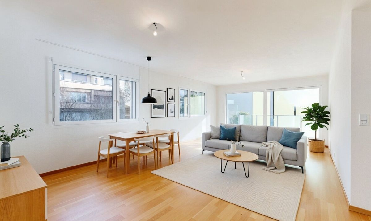 Spacious 4.5-room flat in a quiet location in Chailly - 0