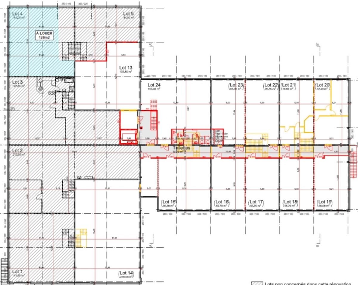Bureaux lumineux de 136m2 à louer au 1er étage - 4