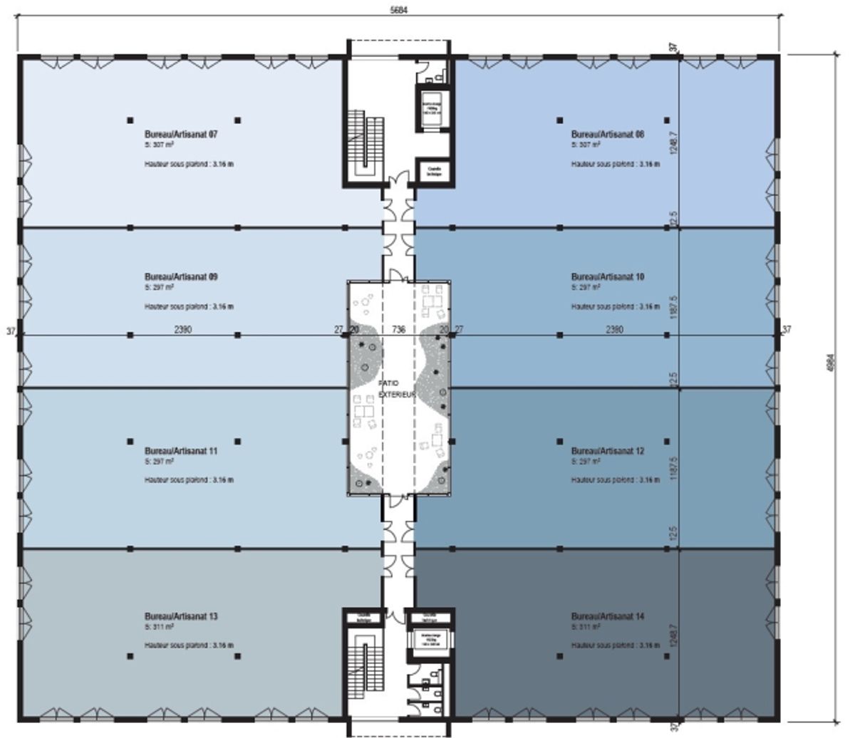 Nouveau à Gland - Grande surface commerciale - industrielle / 1'200m2 - 11