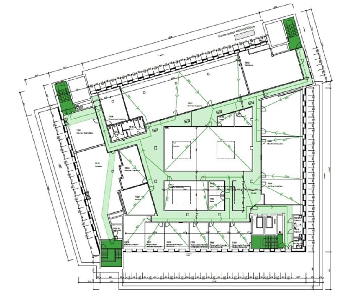 À louer – 1'410 m² de bureaux avec dépôt et parkings à Lausanne - 9