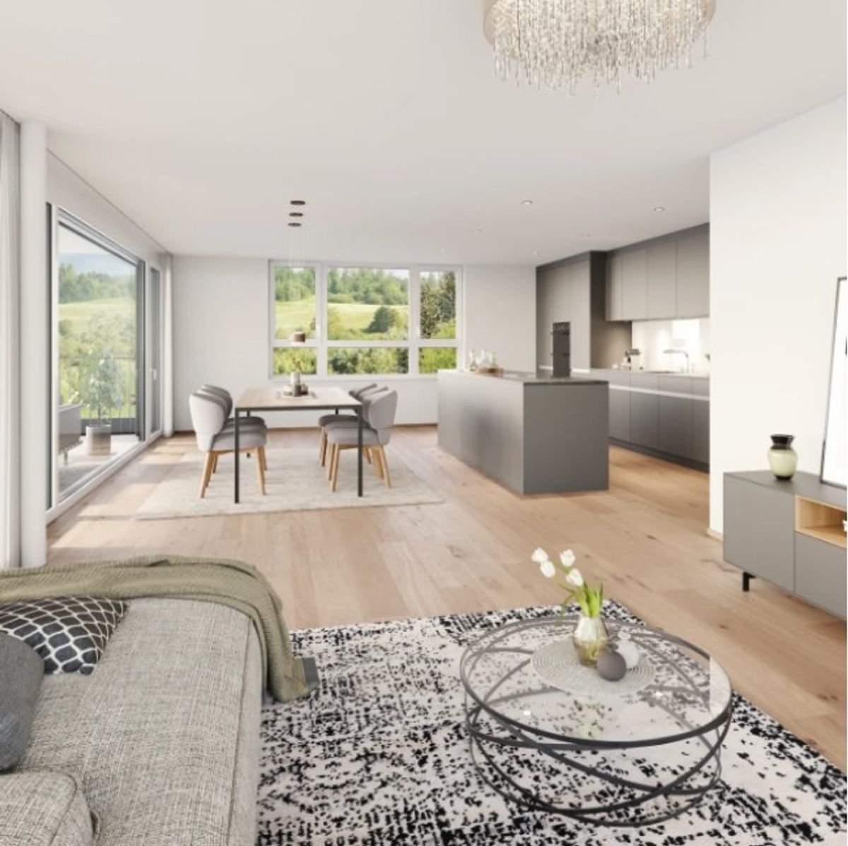 Neubauprojekt 4.5-Zimmer-Obergeschosswohnung in Untereggen - 3