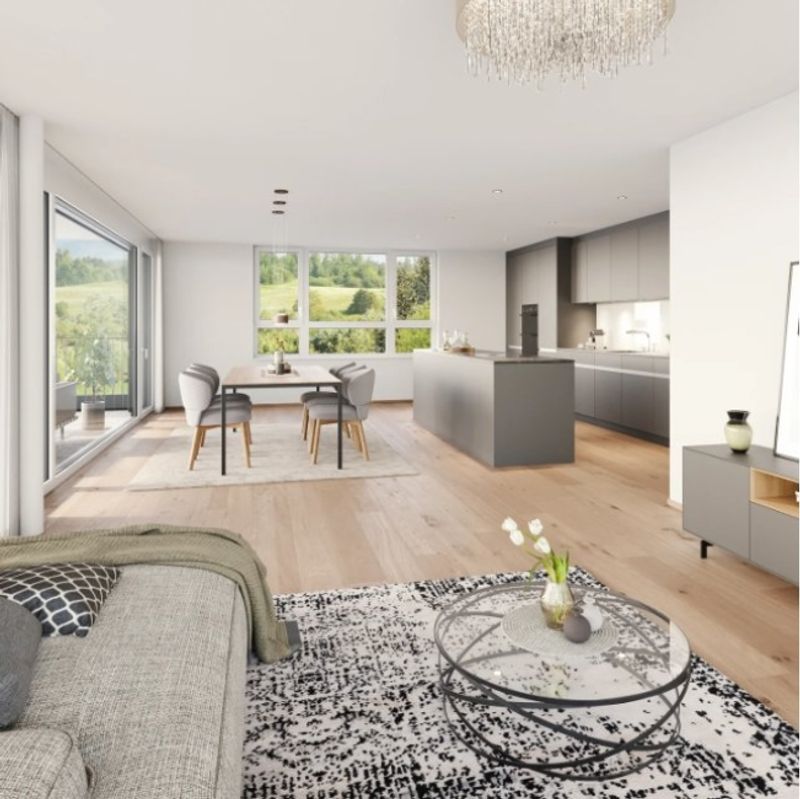 Neubauprojekt 4.5-Zimmer-Obergeschosswohnung in Untereggen - 4