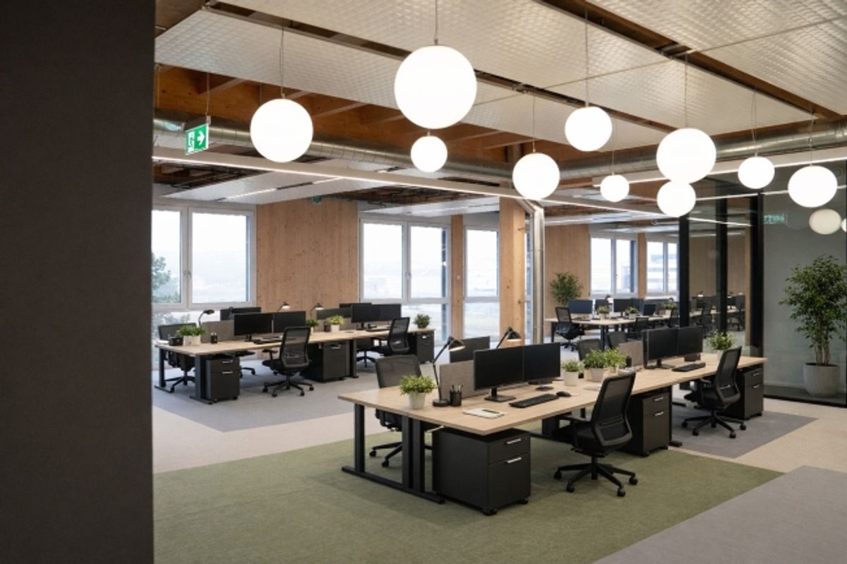 Bureau équipé « plug and play neuf » 310m2 dans SPARK à Gland - 1