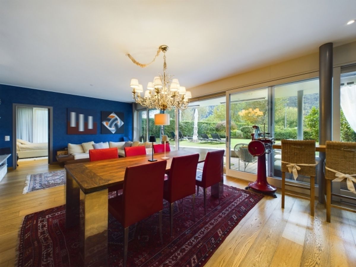 Appartamento 4.5  in bellissima posizione sul lago, PT con grande giardino / 4.5 Zimmer Wohnung in schöner Seelage, EG mit grossem Garten - 6