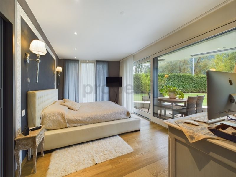 Appartamento 4.5  in bellissima posizione sul lago, PT con grande giardino / 4.5 Zimmer Wohnung in schöner Seelage, EG mit grossem Garten - 9