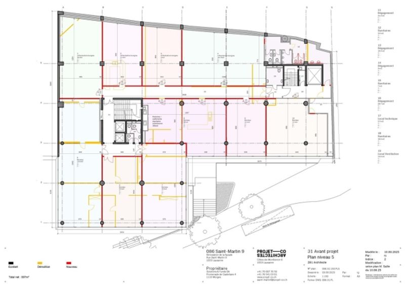 Bureau rénové de 87m2 - Centre-ville de Lausanne - 3