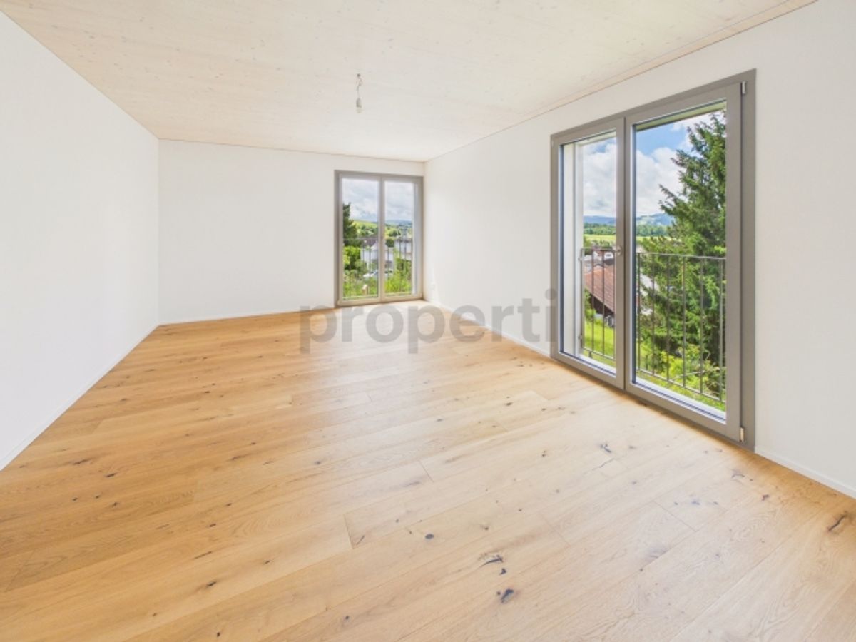 Stilvolles Neubau-Einfamilienhaus in nachhaltiger Holzbauweise mit Naturgarten und Alpenblick - 7
