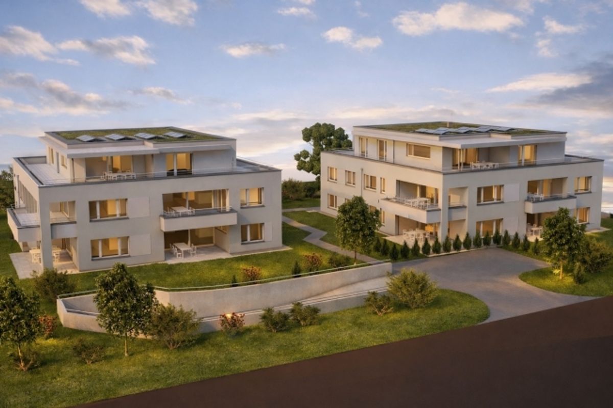 Moderne 5.5-Zimmer-Attikawohnung mit 143m² Terasse in Oberbüren (A5) - 1