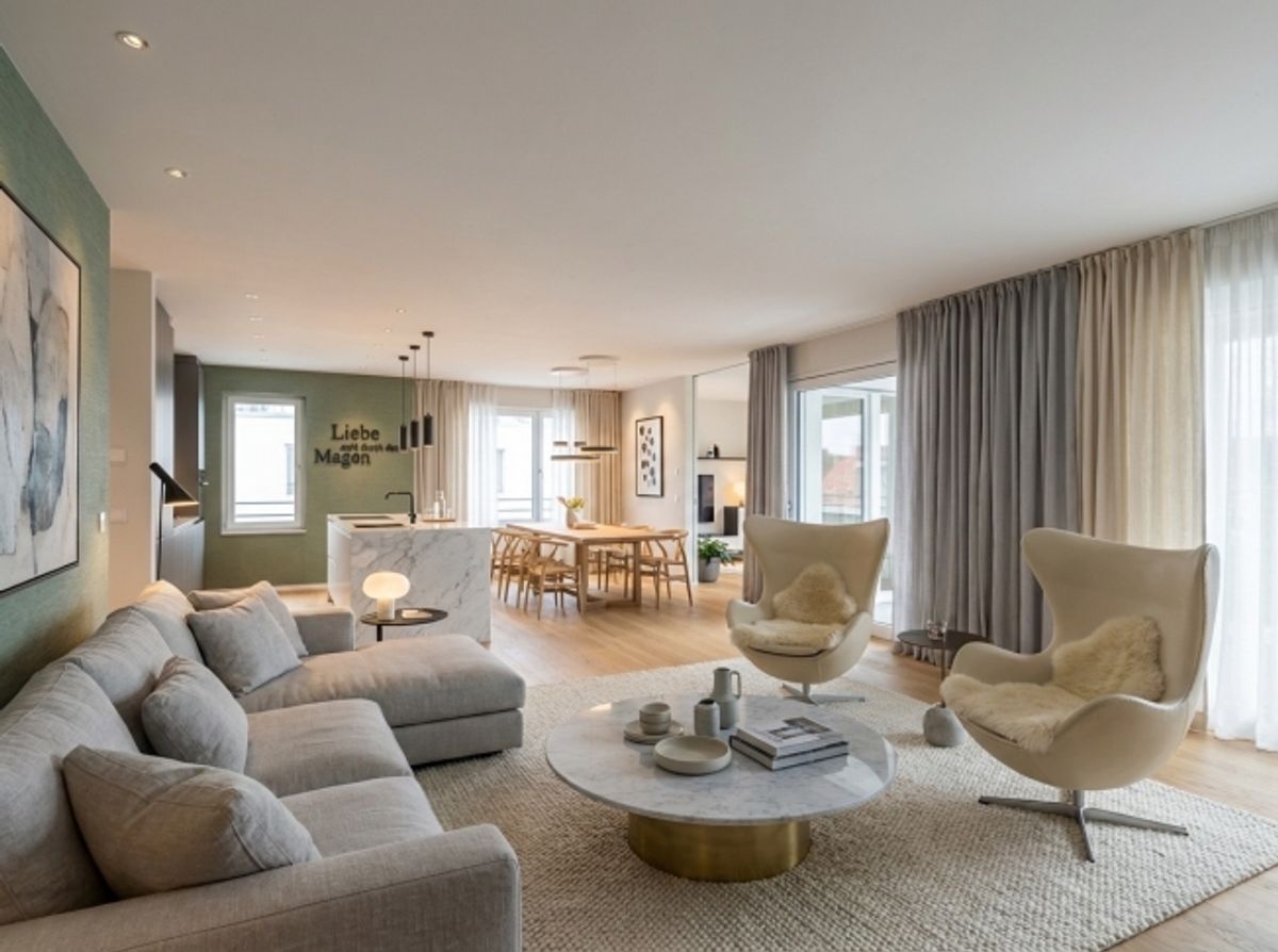 Moderne 5.5-Zimmer-Attikawohnung mit 143m² Terasse in Oberbüren (A5) - 3