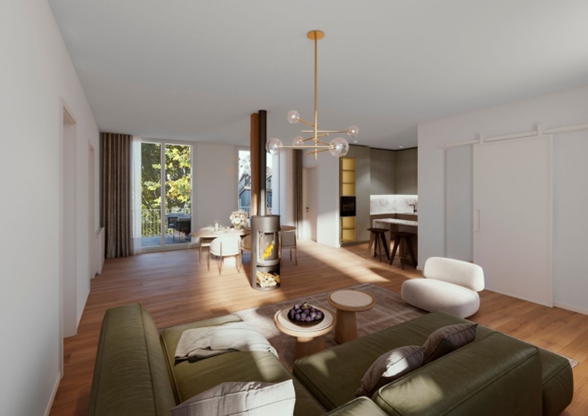 Helle 3.5-Zimmer-Erdgeschosswohnung mit Balkon (EG Saal) - 3