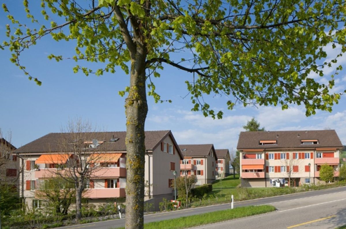 Sicht auf das Bergpanorama aus dem Wohnzimmer! - 0