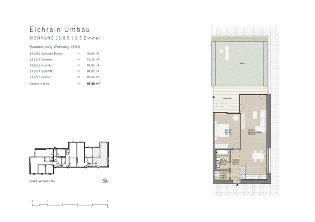 Moderne 2.5-Zimmer-Wohnung in Zürich-Schwamendingen zu vermieten! - 12