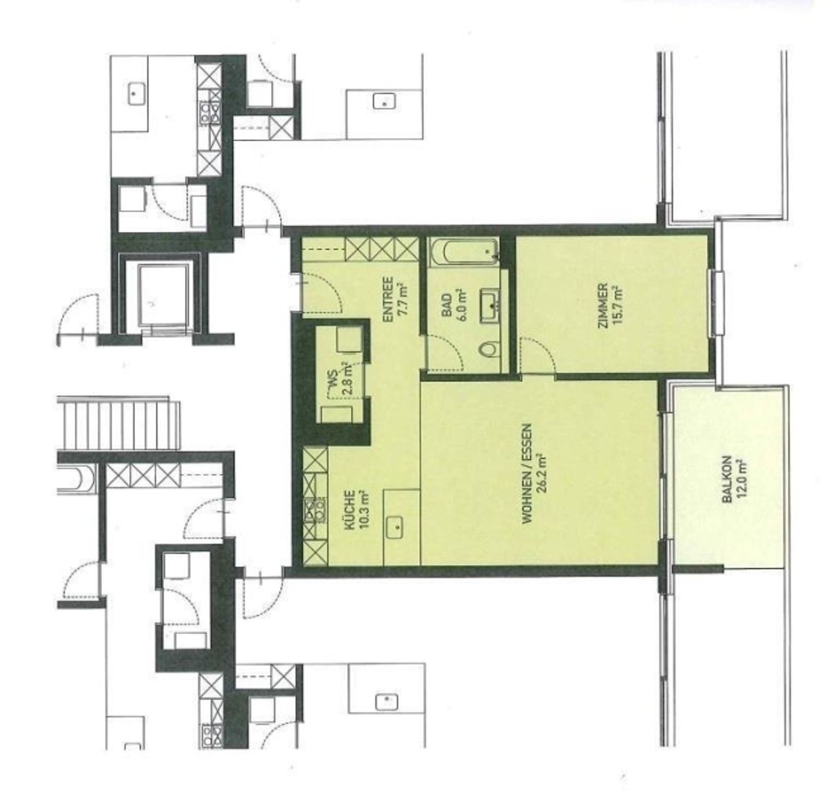 2.5 Zimmer-Wohnung an zentraler Lage in Wittenbach - 8