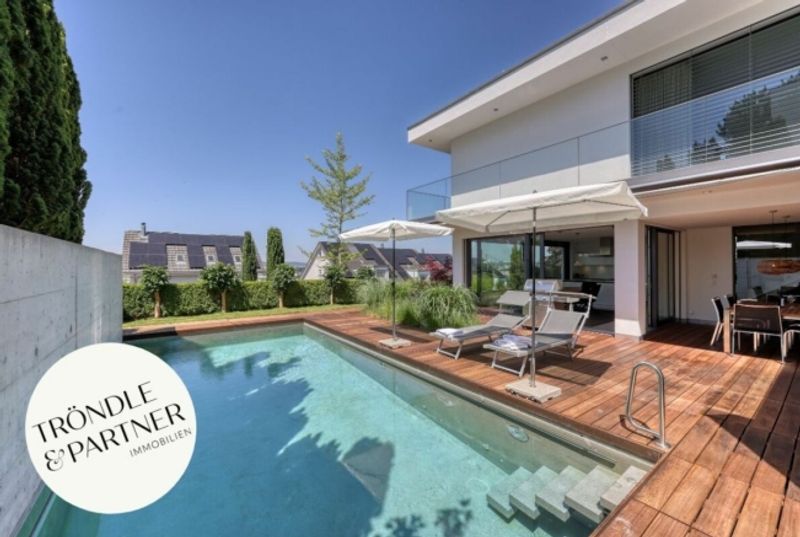 Architektenvilla mit Pool - Wohnqualität auf höchstem Niveau - 1