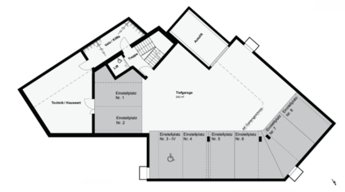 Einstellplätze Nr. 2 + 4, La Rivera Embrach - 1