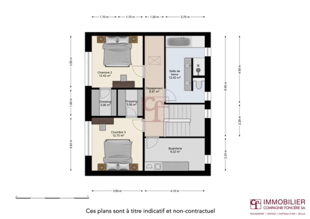 Wunderschöne neue, moderne Villa mit 3,5 Quadratfuß auf dem Land (~136 m²) - 8