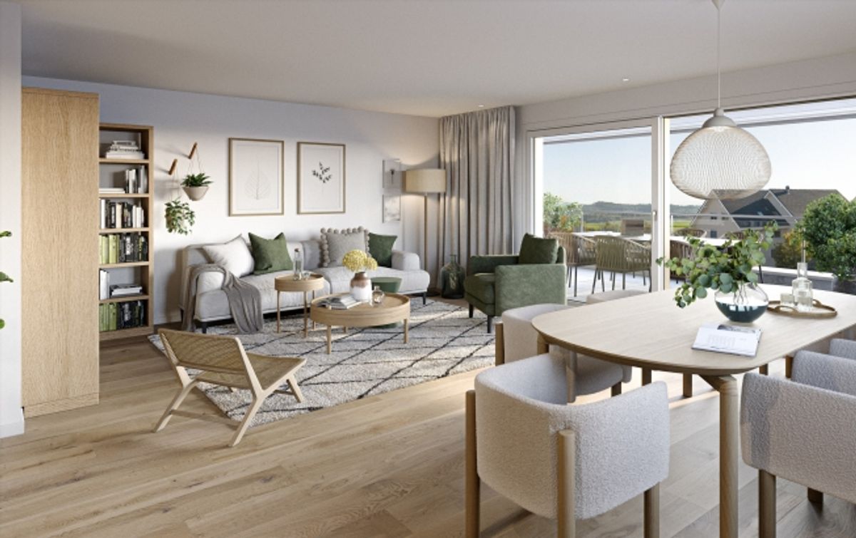 Moderne Neubauwohnung im Minergiestandard mit Waschturm - 0