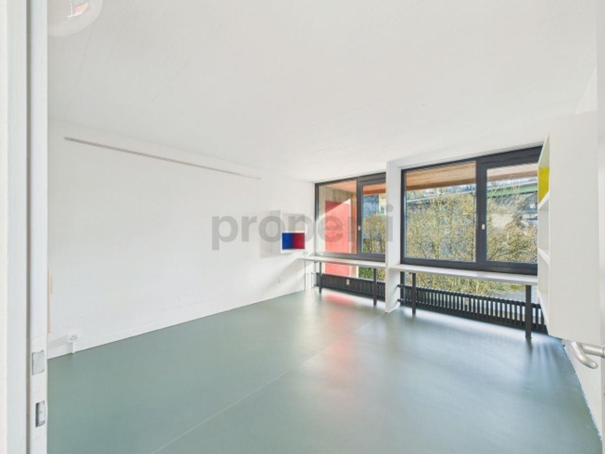 Wohnen in einer Ikone der Schweizer ArchitekturEinzigartige Maisonettewohnung im denkmalgeschützten Atelier-5-Ensemble in Flamatt - 8