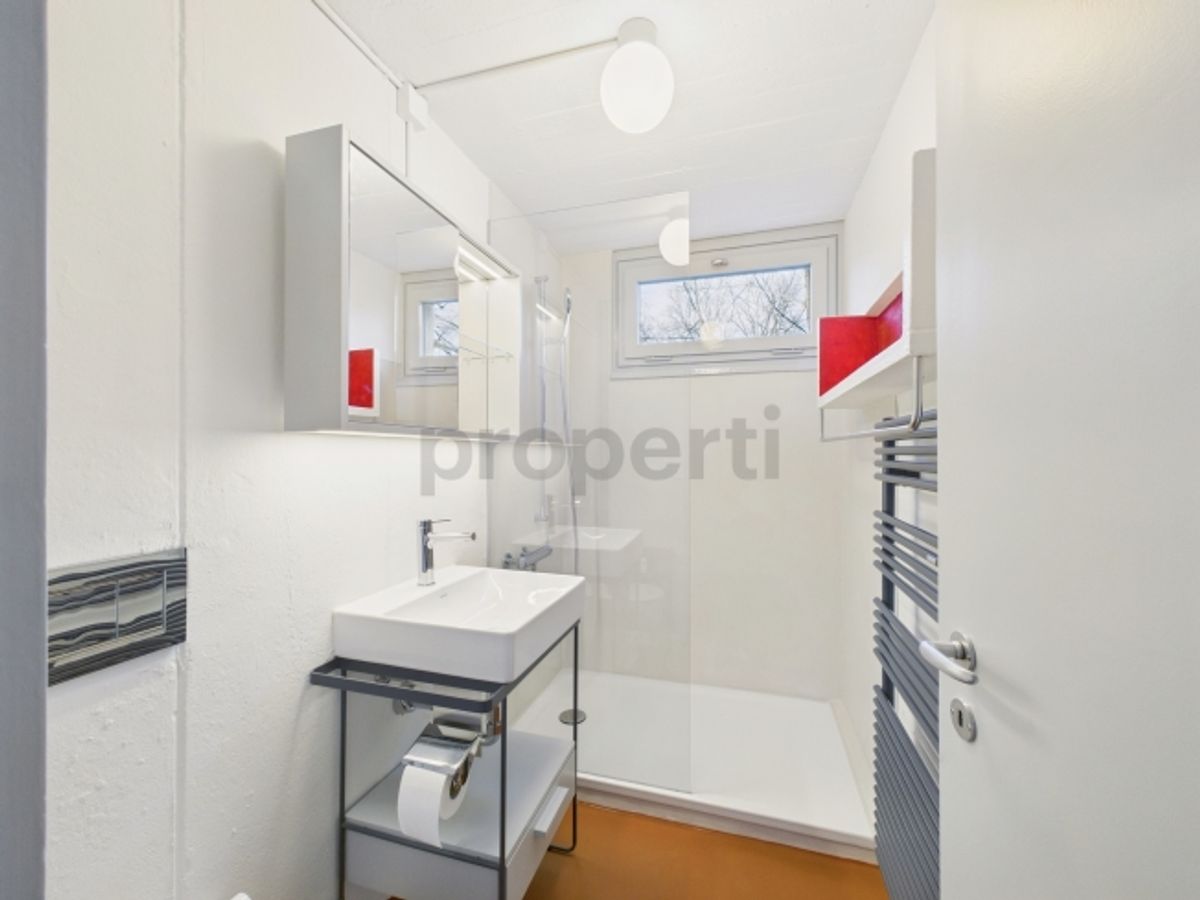 Wohnen in einer Ikone der Schweizer ArchitekturEinzigartige Maisonettewohnung im denkmalgeschützten Atelier-5-Ensemble in Flamatt - 10