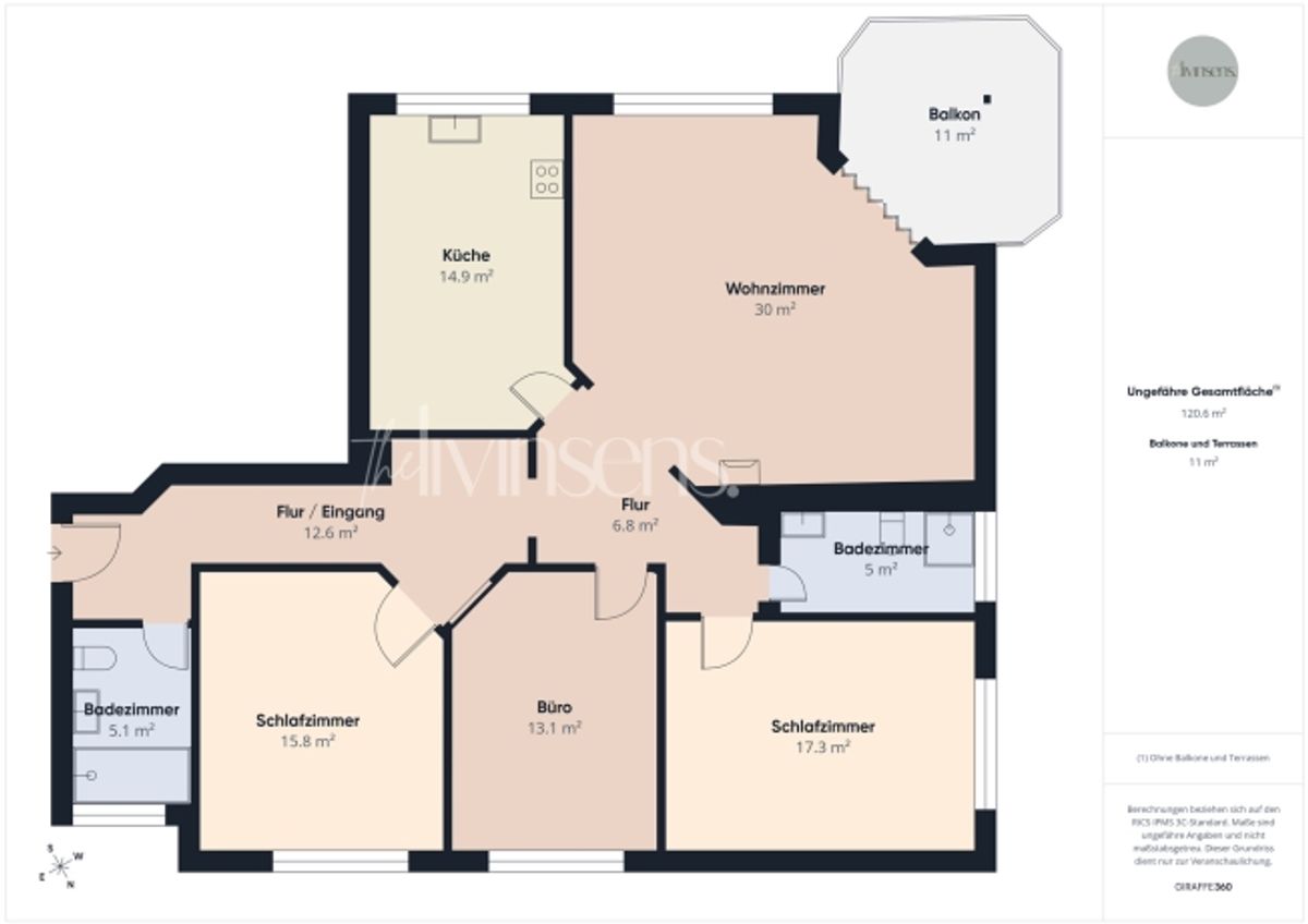 Grosszügige 4.5-Zimmerwohnung mit durchdachtem Grundriss! - 12