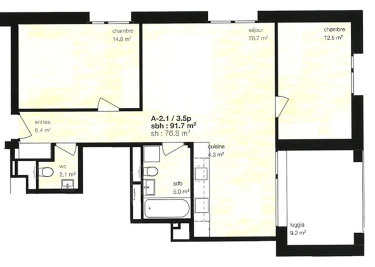 Langzeitmiete Neue Wohnung im Herzen des Dorfes Montana - 1
