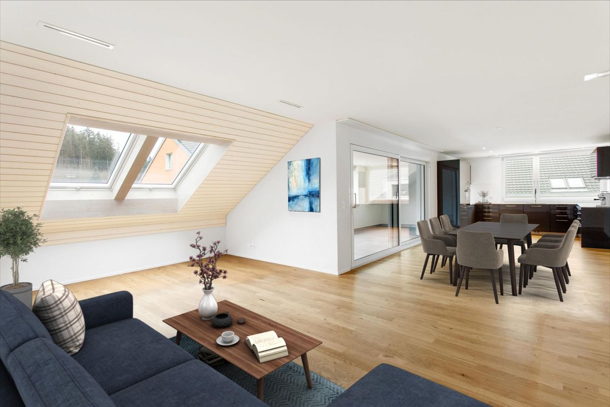 Ein Zuhause voller Freiraum: Moderne 5.5-Zimmer-Dachmaisonette - 0