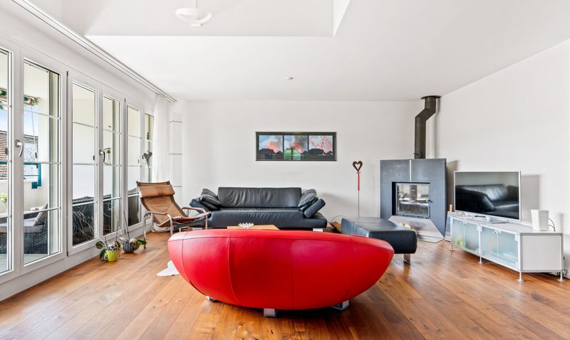Helle 5.5-Zimmer-Dach-Maisonette-Wohnung mit Ausblick - 7