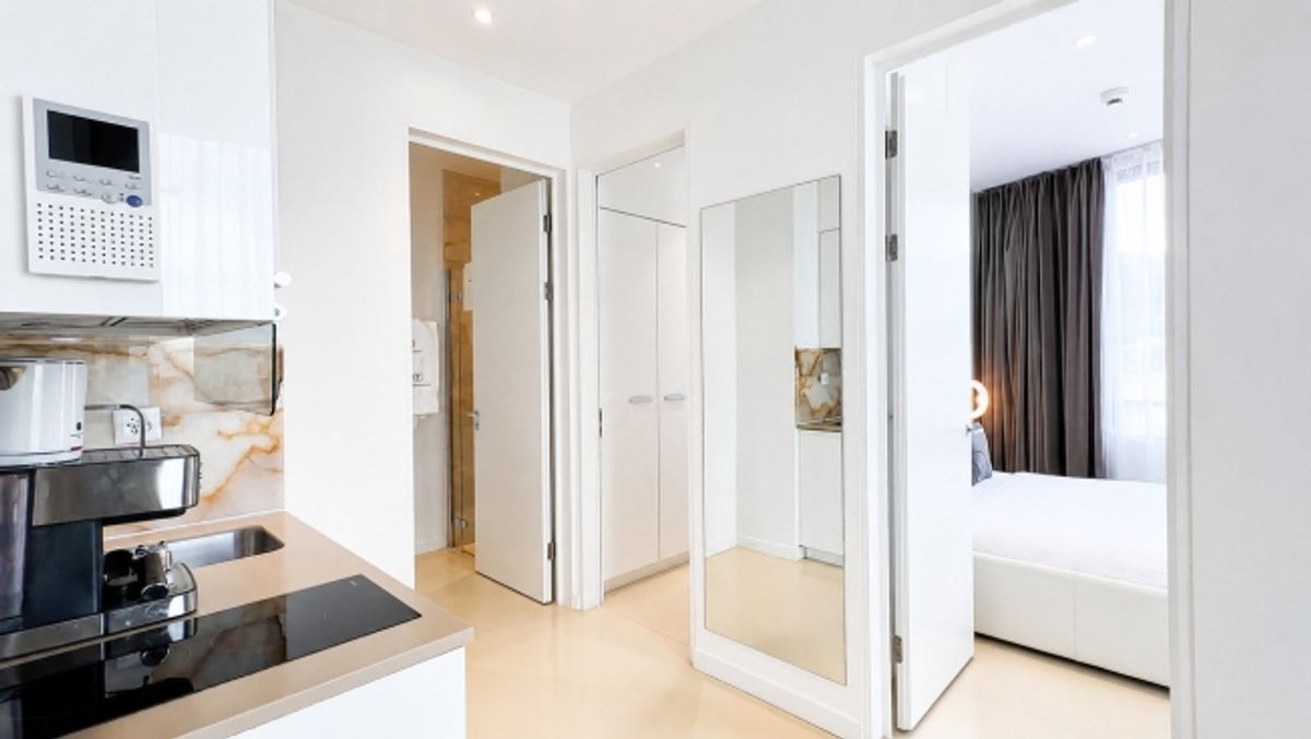 Zweizimmer-Mini-Apartment, Küchenzeile – wöchentliche Reinigung inklusive - 1