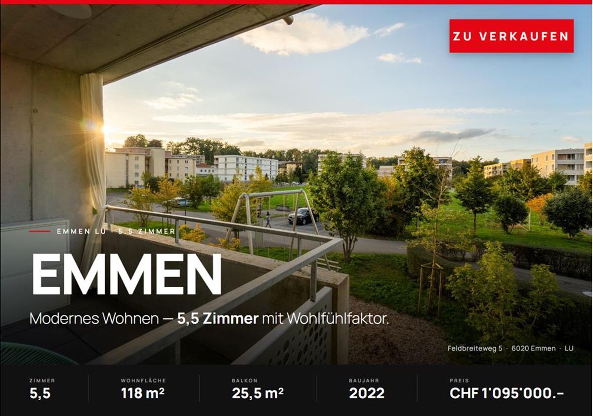 5.5 Zimmer-Familienparadies in Emmen., - 0