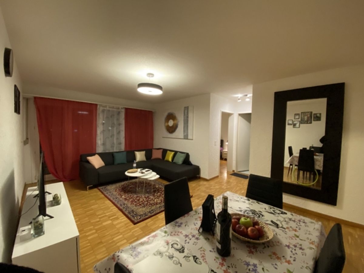 Voll möblierte 2,5-Zimmer-Wohnung in Opfikon | Kurzzeitvermietung | Balkon | Private Wäscherei - 1