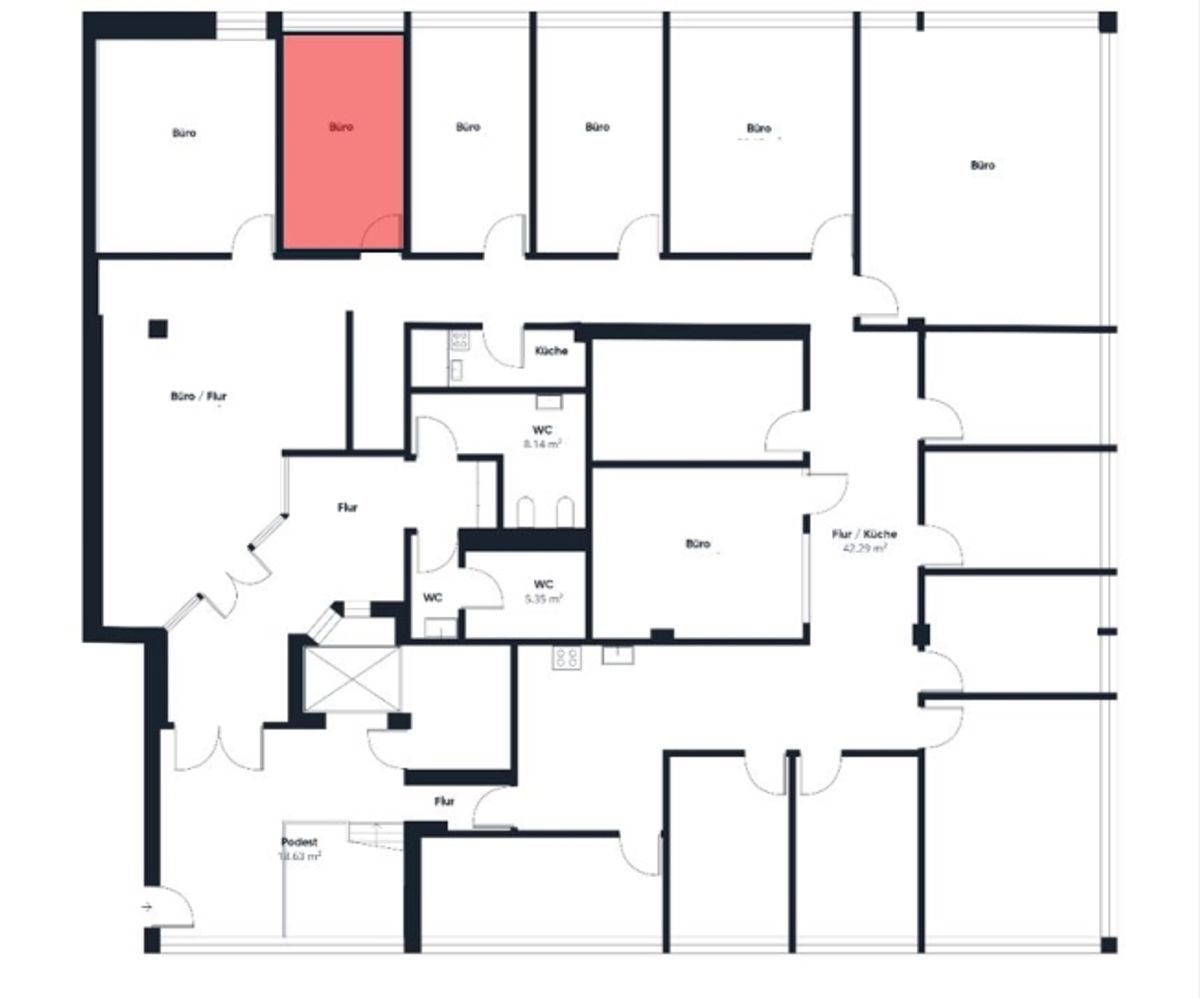 Einzel/ Doppelbüro in Baar zu vermieten - 1