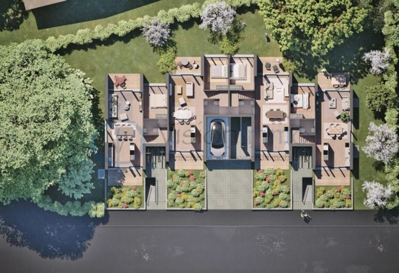 Vessy – Zeitgenössisches Stadthaus mit Garten und Dach - 6