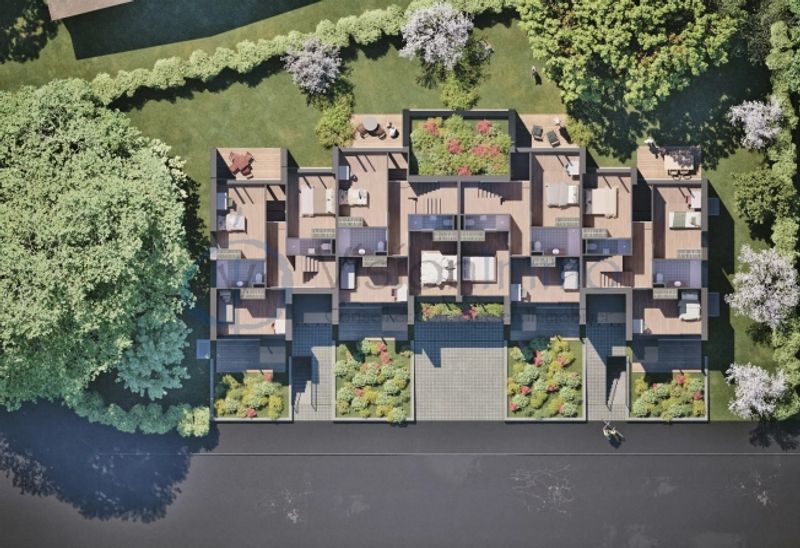 Vessy – Zeitgenössisches Stadthaus mit Garten und Dach - 7