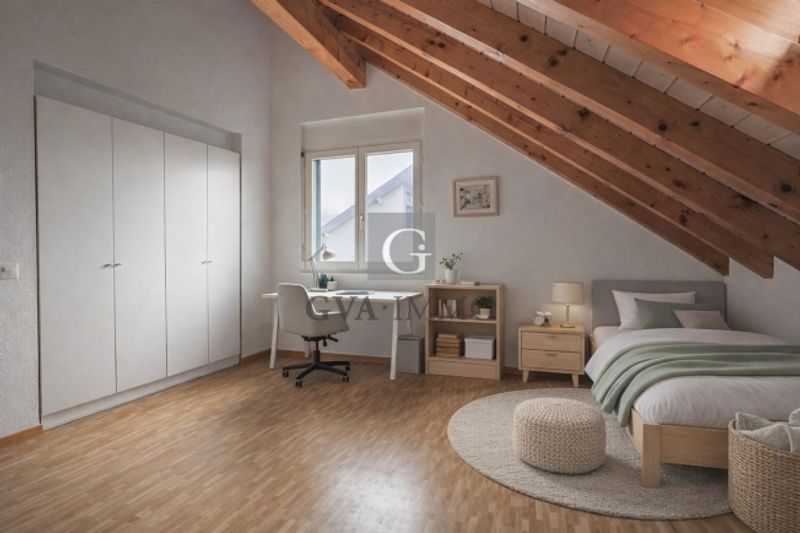 Wunderschönes Triplex im Herzen des Dorfes Meinier – Blick auf den Mont-Blanc - 4