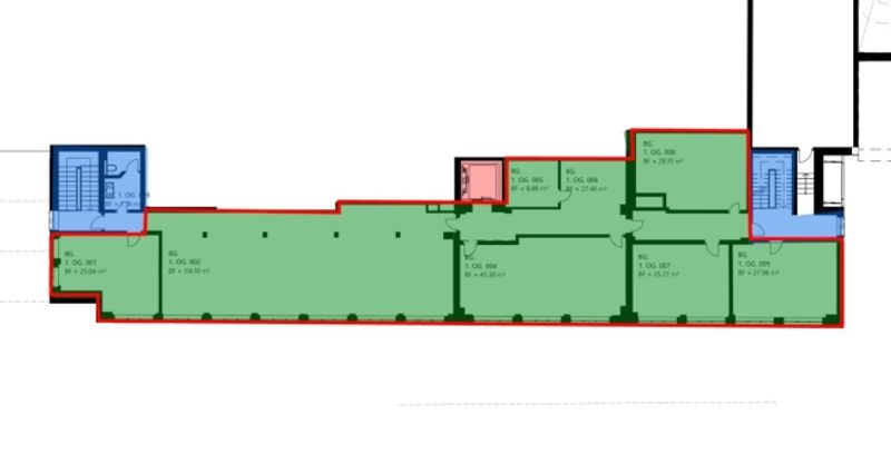 Ganze Etage Bürofläche im 1.OG - 300 m² - 7
