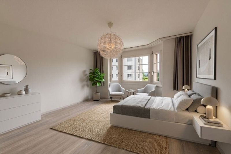 Attraktive Hochparterre-Wohnung mit Cheminée und viel Stauraum - 7