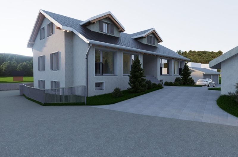 Charmantes Doppeleinfamilienhaus in Churwalden, 4.5 Zimmer - 2