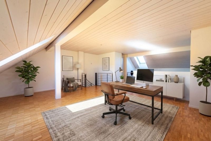 Duplex-Highlight mit Waschturm, Réduit & Cheminée - 8