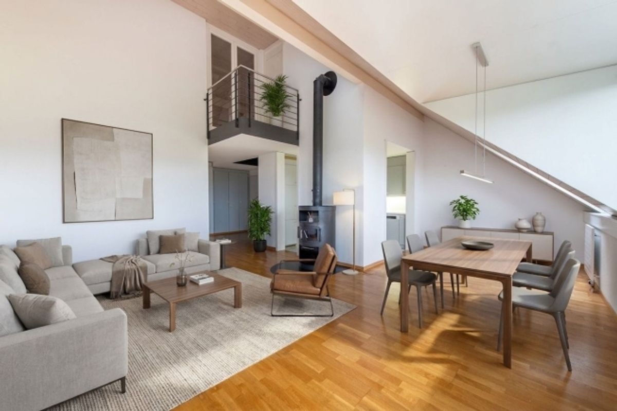 Duplexwohnung mit gemütlichem Cheminée & eigener Waschmaschine - 0