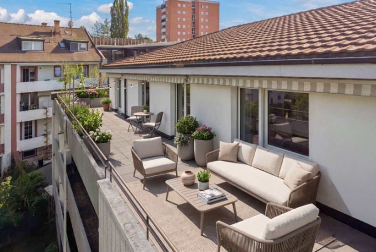 WOHNEN ÜBER DEN DÄCHERN - ATTIKAWOHNUNG MIT 118 M² TERRASSE - 0