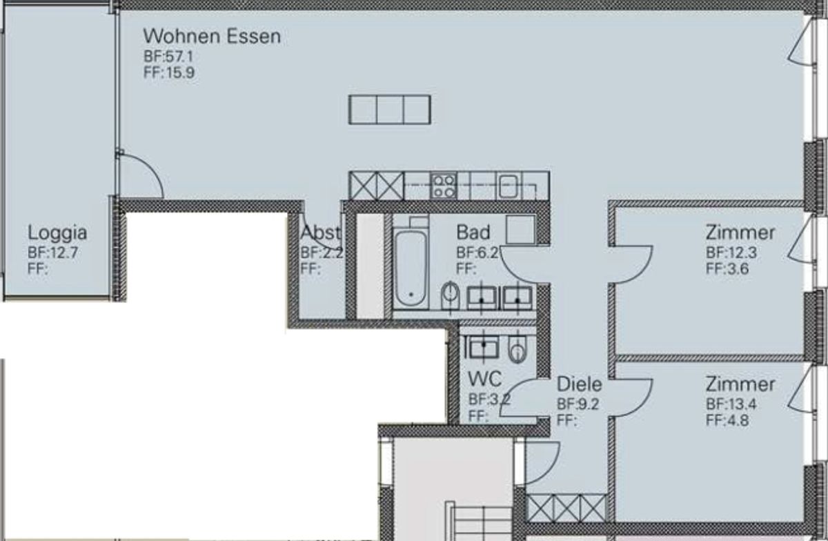 3½ ZI-WOHNUNG IN SCHLIEREN (ZH), MÖBLIERT, TEMPORÄR - 11