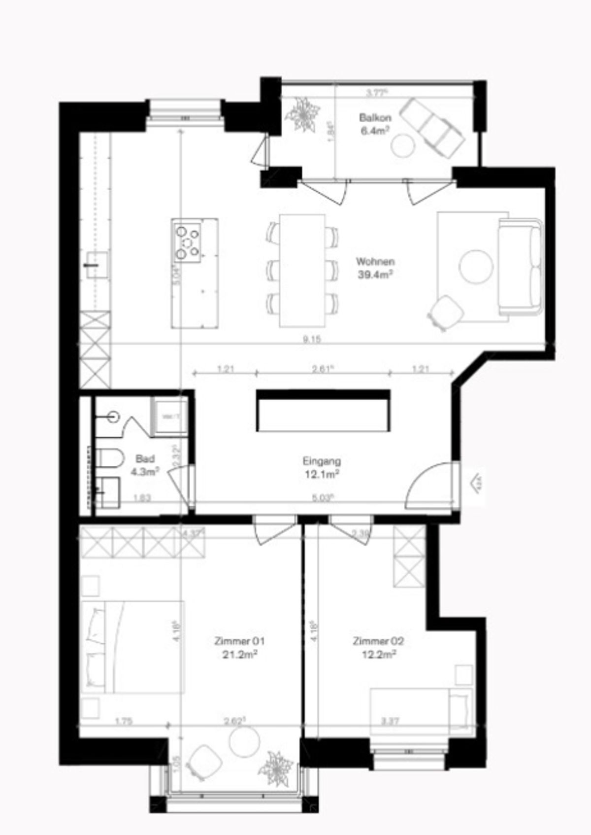 RAFFINIERTE ARCHITEKTUR, QUALITÄT UND ZEITLOSE ELEGANZ - 7