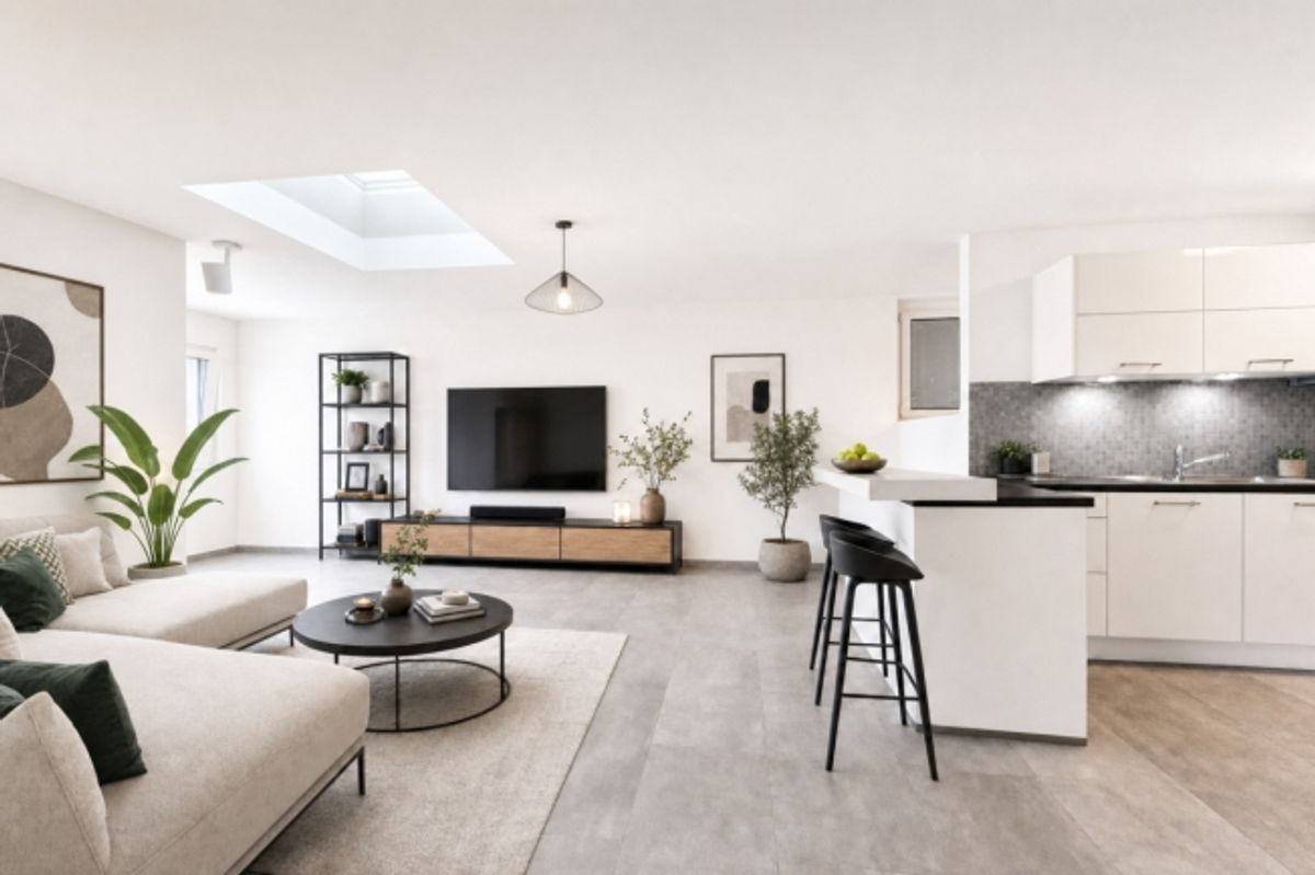 moderne Wohnung mit wundervoller Terrasse und Carport für zwei Fahrzeuge - 0