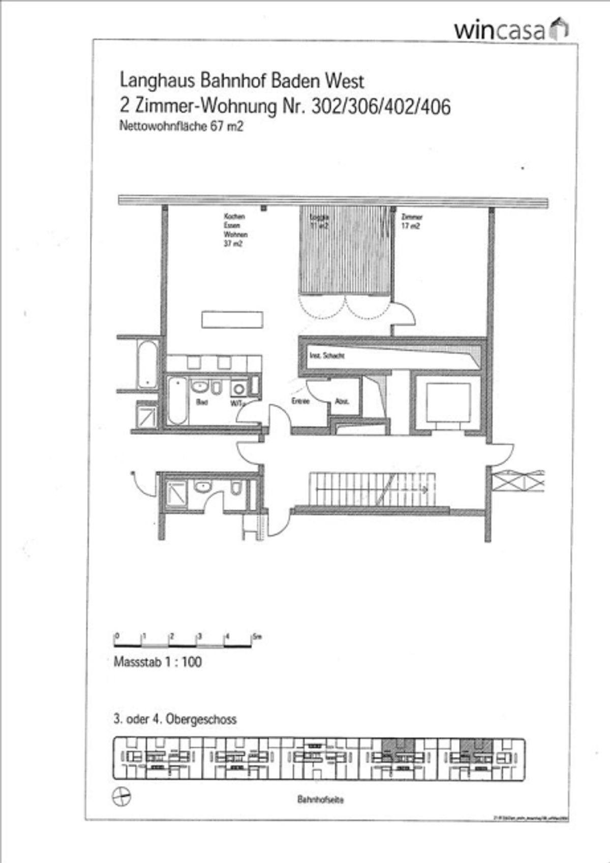 Attraktive 2-Zimmerwohnung an zentraler Lage in Baden - 3