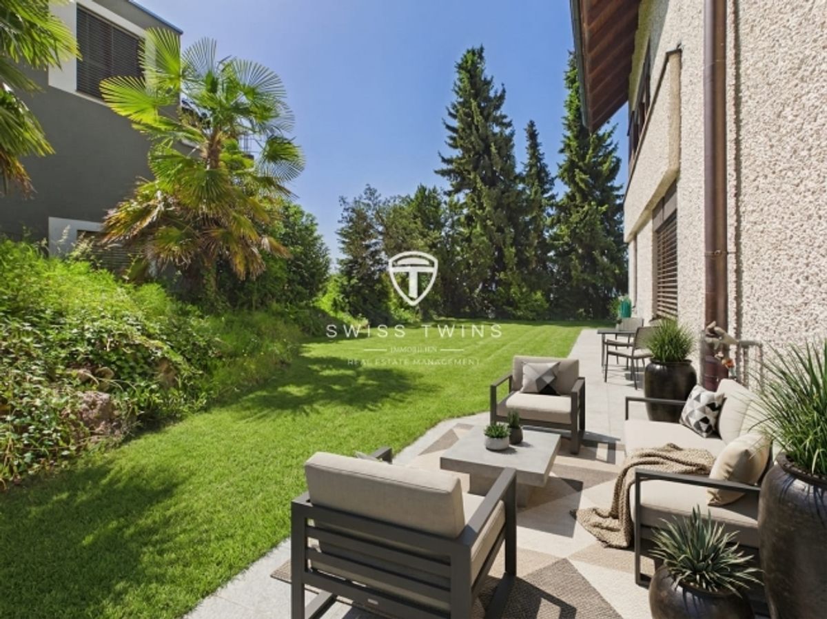 Neu renoviertes business 1-Zimmer-Serviced Apartment mit Garten in Meilen mieten - 1