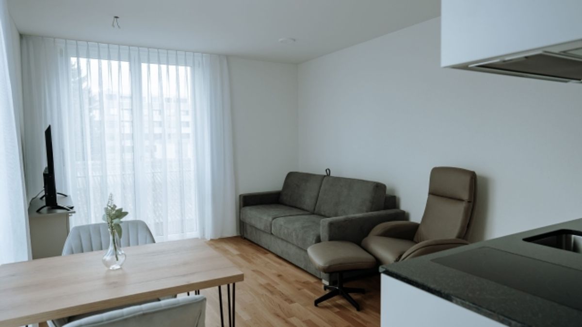 Möblierte 1-Zimmer-Wohnung mit Terrasse in Dübendorf - 5