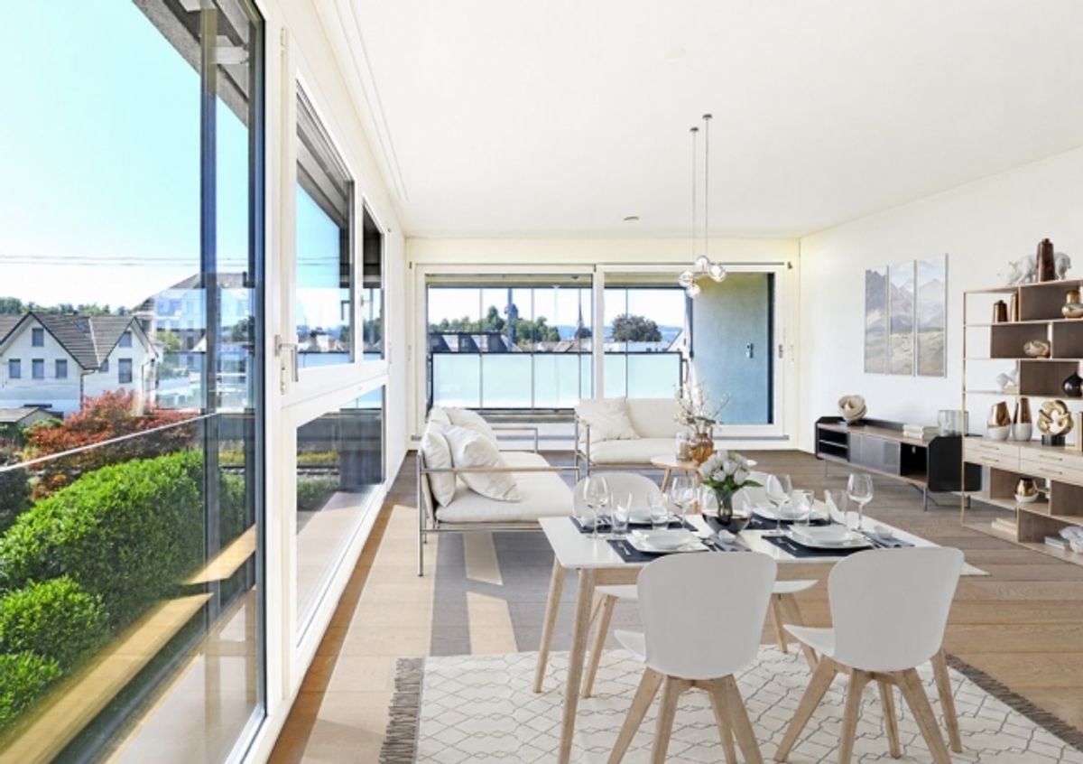 3.5-Zi. Wohnung mit Loggia an zentrumsnaher Lage - 0