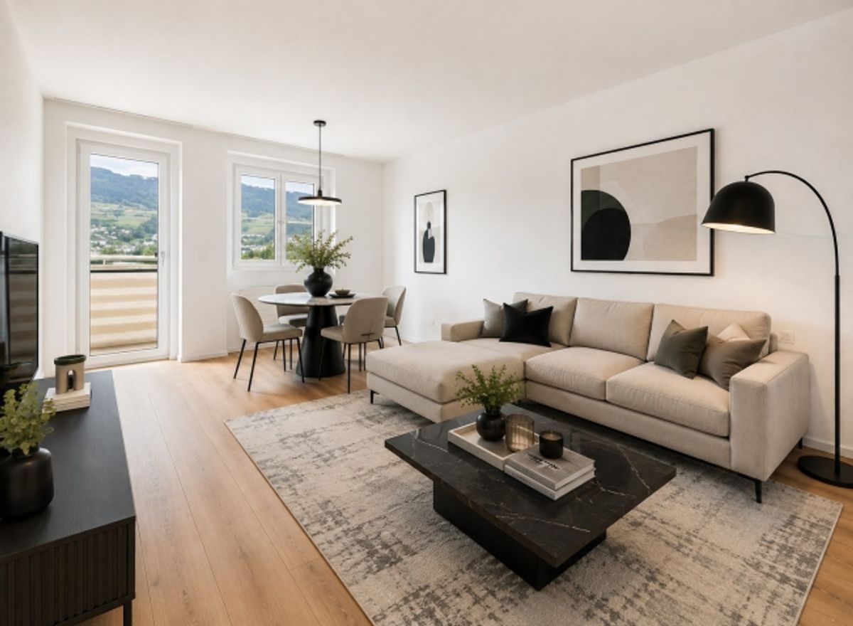 Hochwertig sanierte 3.5-Zimmer-Wohnung im Erstbezug - 0